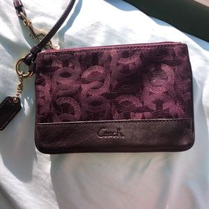 Coach wristlet